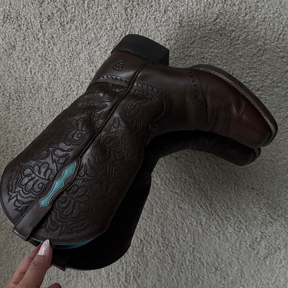 Ariat Women's Round Up Remuda Western Boots Dark Brown Sz 6.5 - Picture 16 of 16